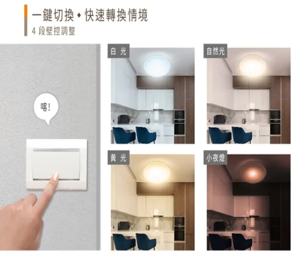 舞光 LED 1W-30W 銀河系列 調光調色吸頂燈 附遙控器 LED-CE30DMR3
