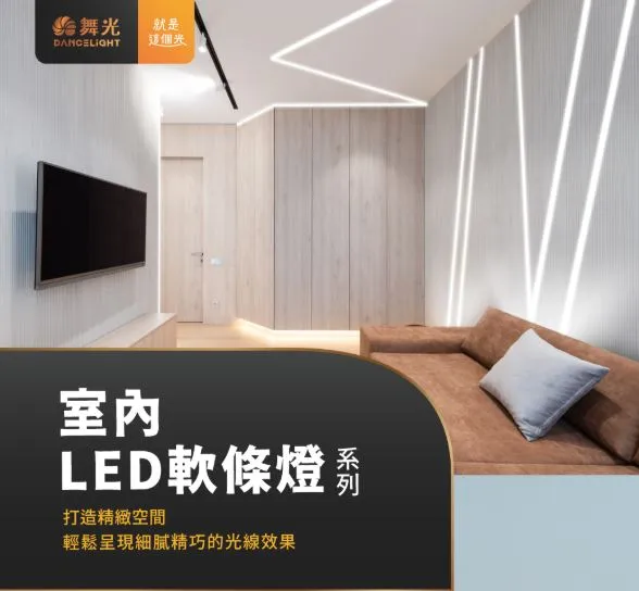 舞光 DC24V 室內鋁槽專用軟條燈 一捆5米 驅動器另購 D-35NA24V16R1 (無配件包)