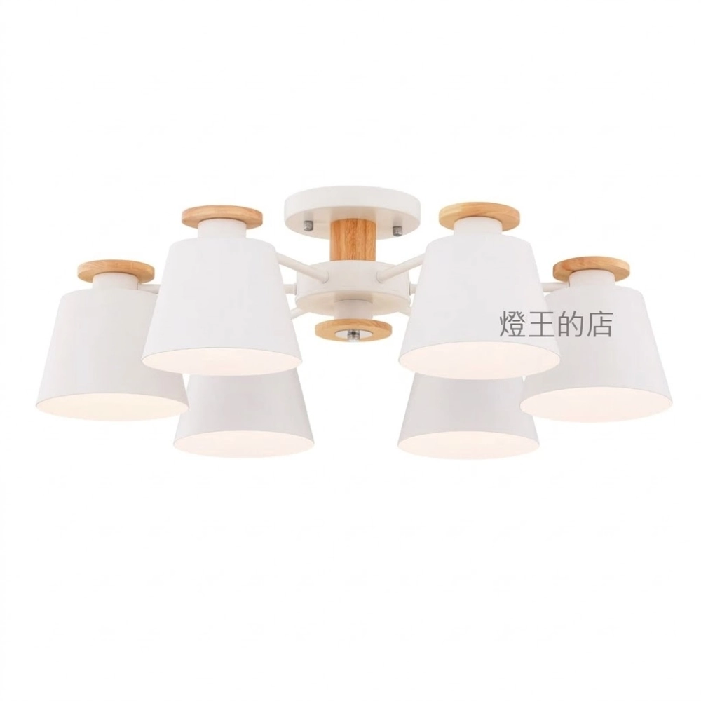 布拉格 半吸頂燈6燈 客廳 房間 餐廳燈 11286/C6