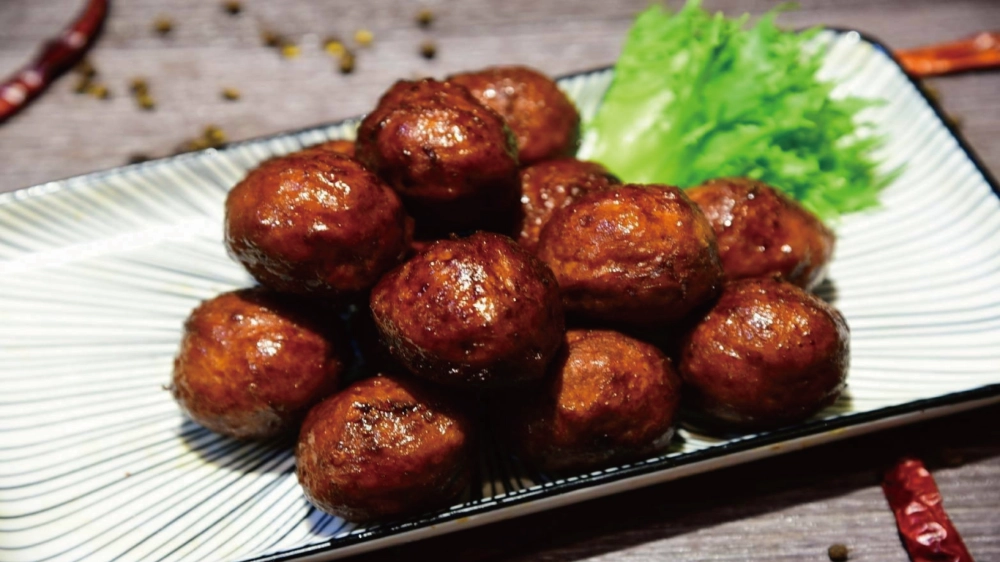黑豬肉貢丸
