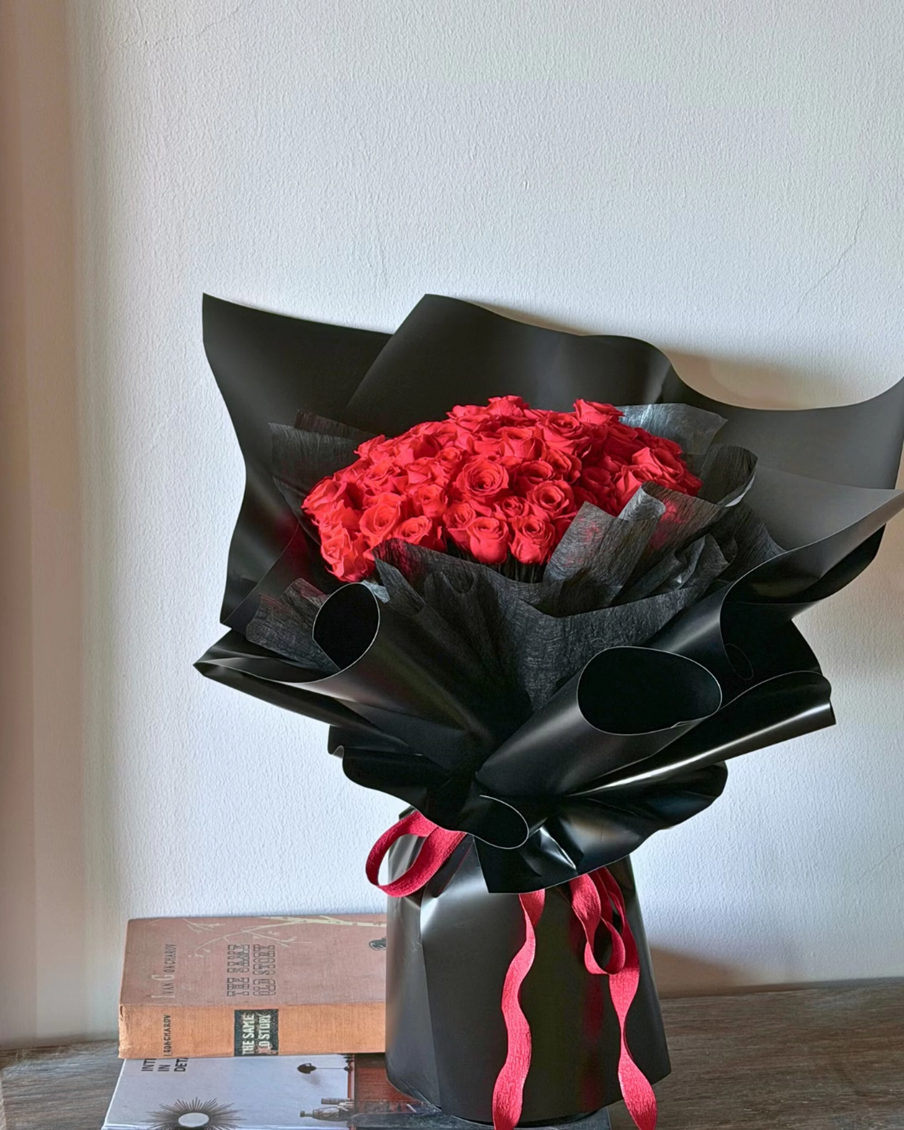 【刻骨銘心】奢華極致 99朵永生紅玫瑰抱抱花束