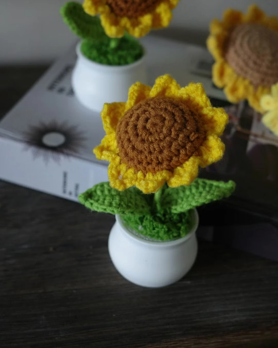 【畢業季應援】暖陽毛線太陽花