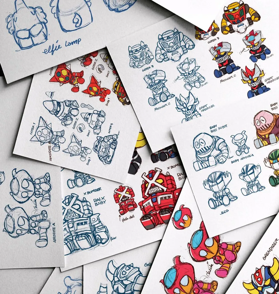 Go Nagai ×  Unbox  Blind Box  Collaboration