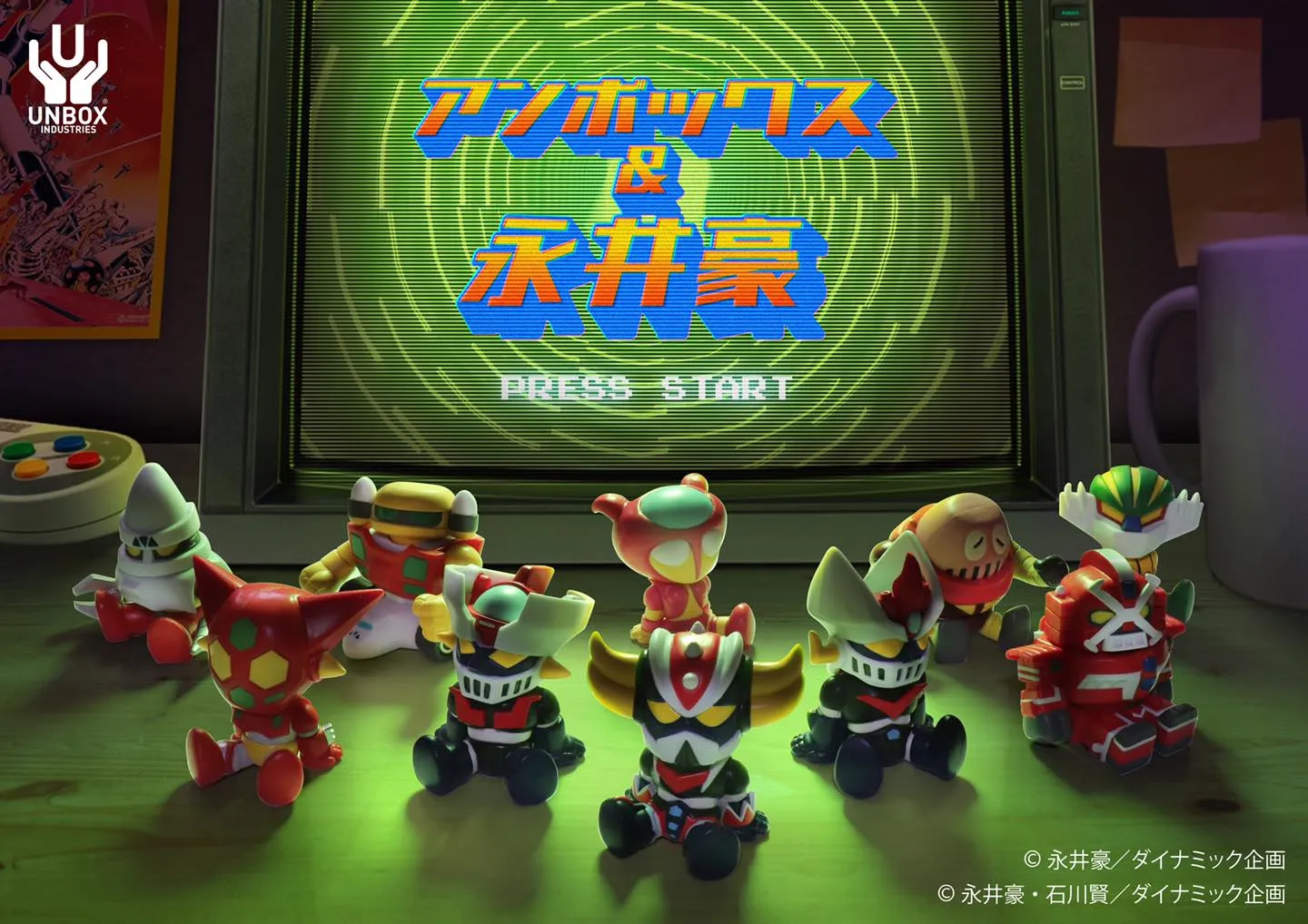 Go Nagai ×  Unbox  Blind Box  Collaboration