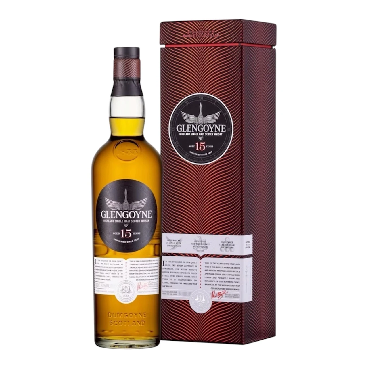 格蘭哥尼 15年 GLENGOYNE 15Y HIGHLAND SINGLE MALT SCOTCH WHISKY