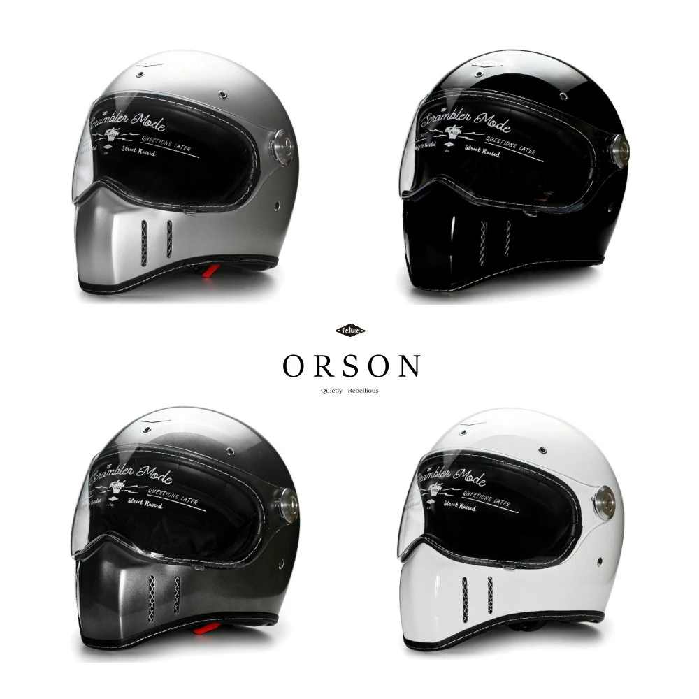 FETURE 飛喬 ORSON 奧森 鎖鏡式山車帽 全罩式 復古安全帽 涼感透氣