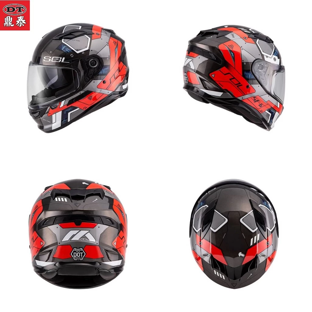 SOL SF-6 / SF6 機動戰甲 內藏式墨鏡 EPS完全防護 全可拆洗 全罩 安全帽