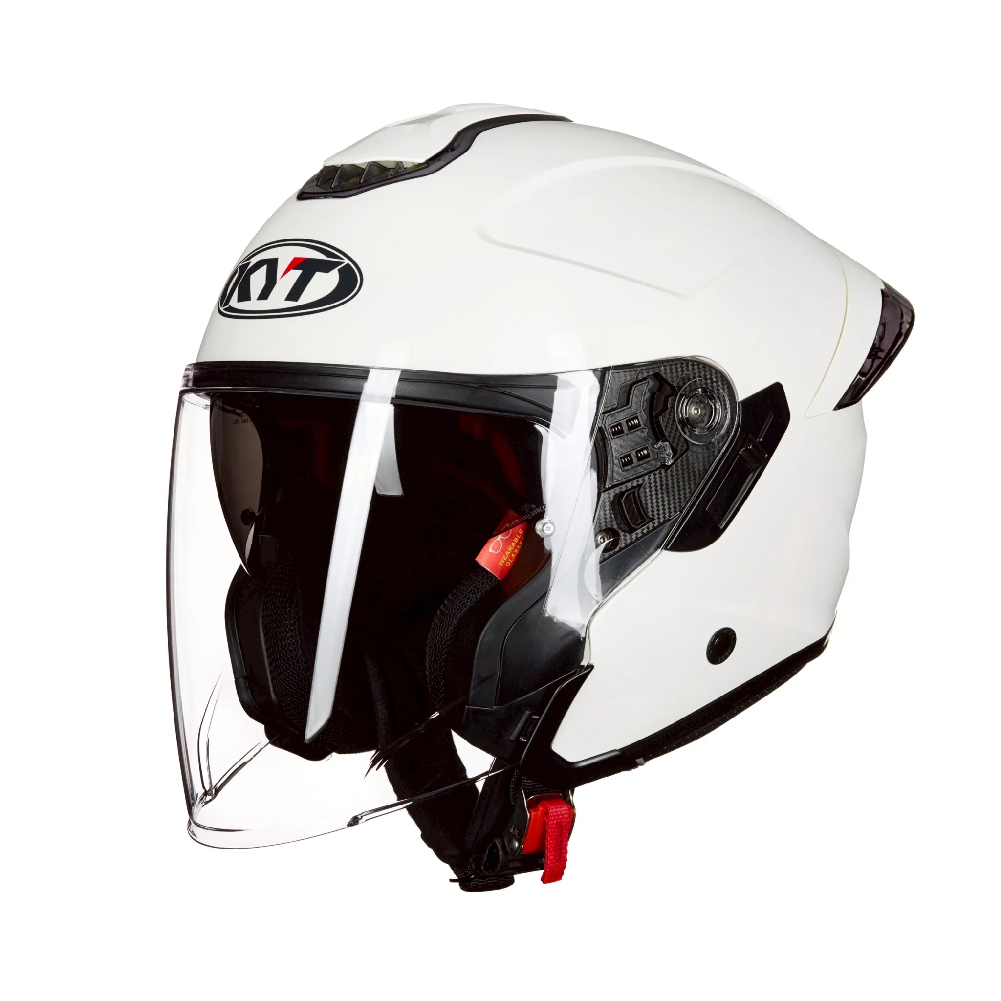 KYT TR-A 素色 RA-03 白 3/4罩安全帽 公司貨 TRA