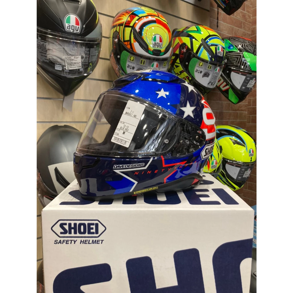 優惠促銷 SHOEI Z-8 MARQUEZ AMS TC-10 MM93 全罩 輕量 安全帽 日本進口 Z8 公司貨