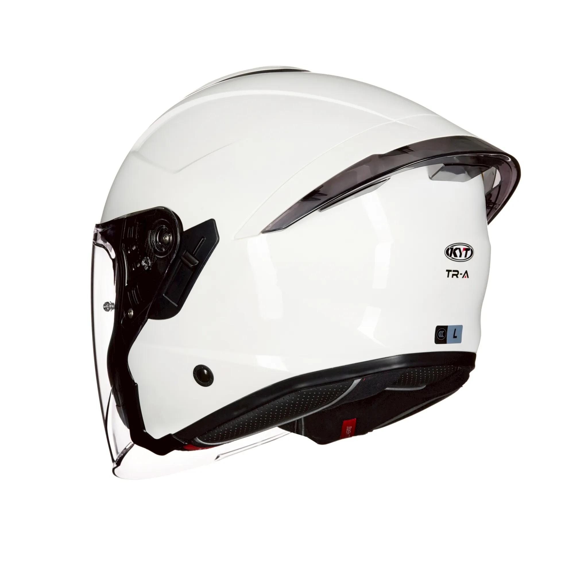 KYT TR-A 素色 RA-03 白 3/4罩安全帽 公司貨 TRA