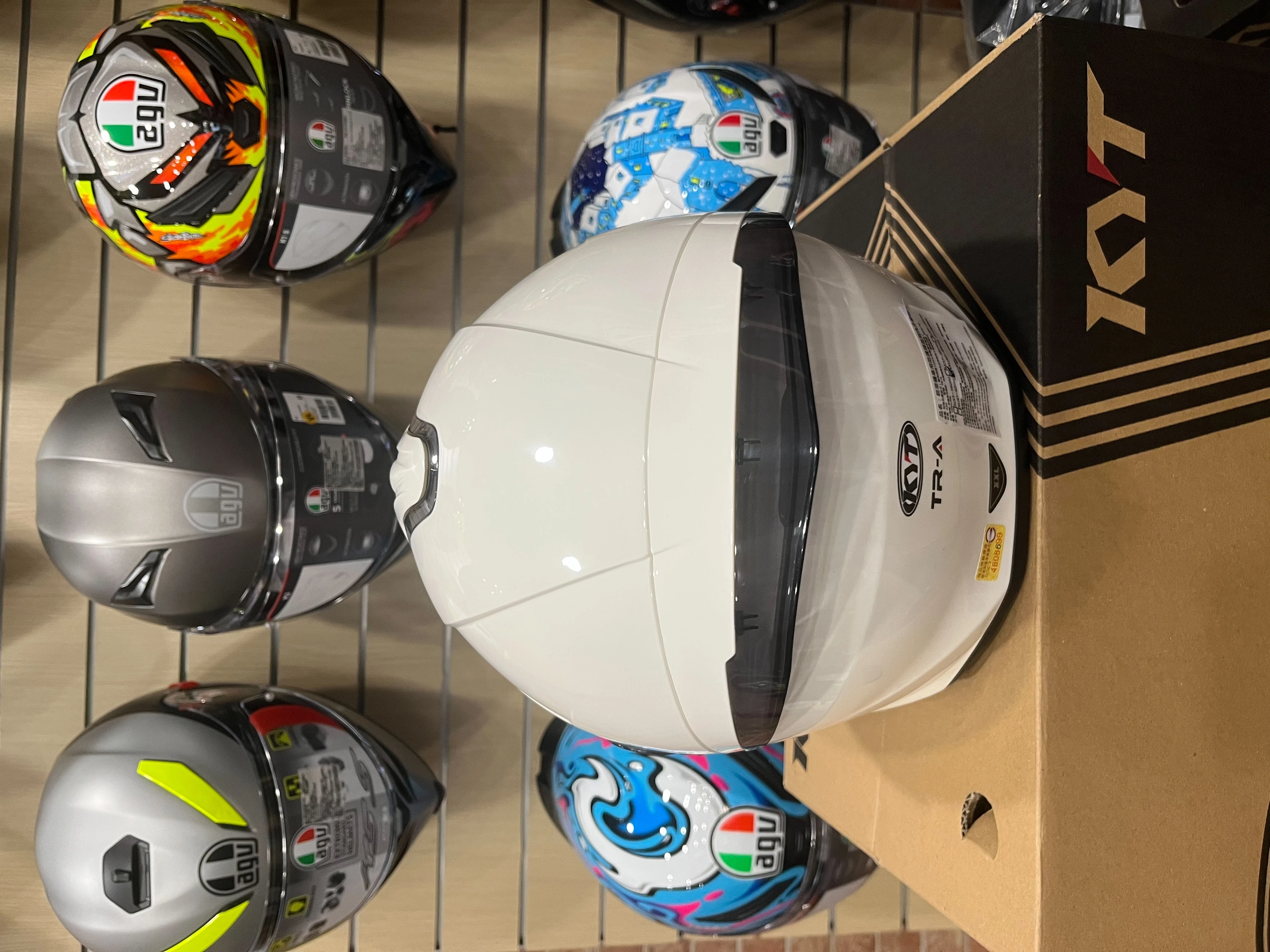 KYT TR-A 素色 RA-03 白 3/4罩安全帽 公司貨 TRA