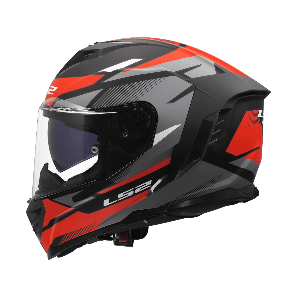 西班牙 LS2 FF818 STORM III KOMAI消光黑紅 複合材質 內墨鏡全罩安全帽 亞洲版公司貨