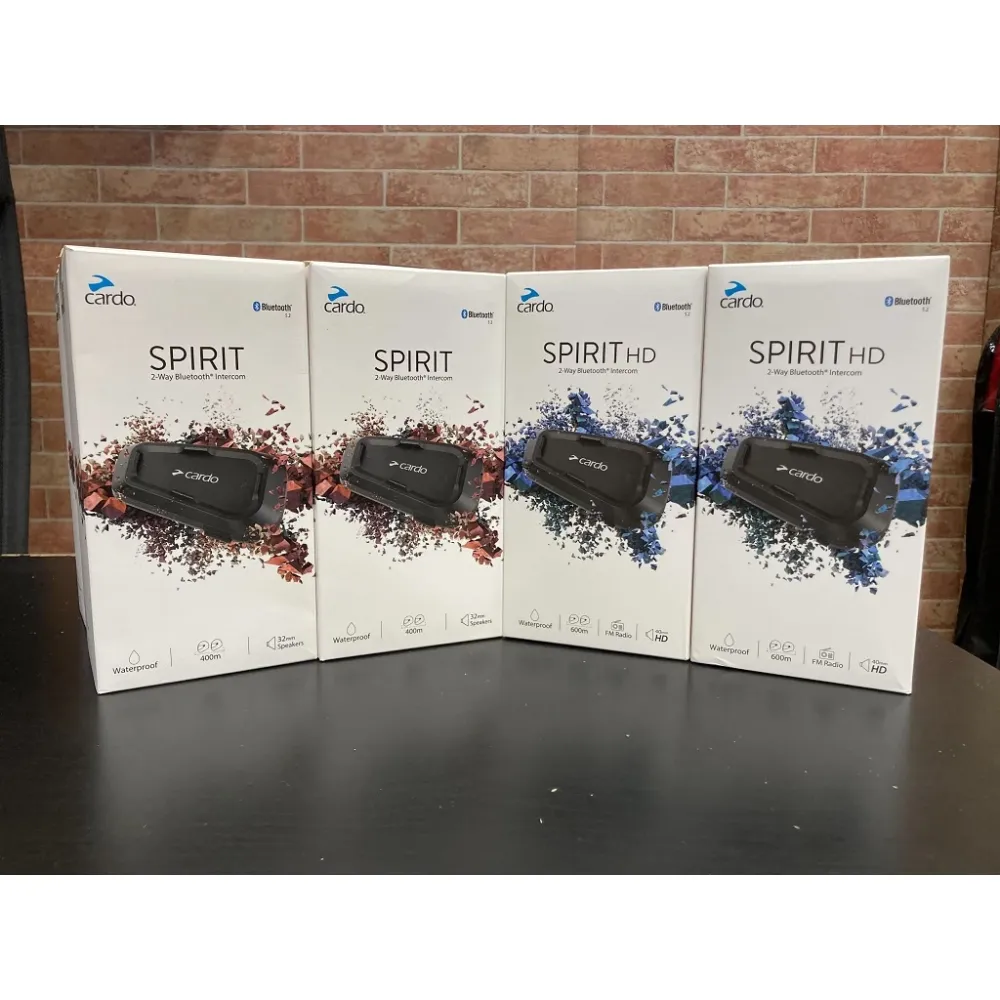 Cardo SPIRIT HD 安全帽通訊藍牙耳機 (原廠代理商公司貨)