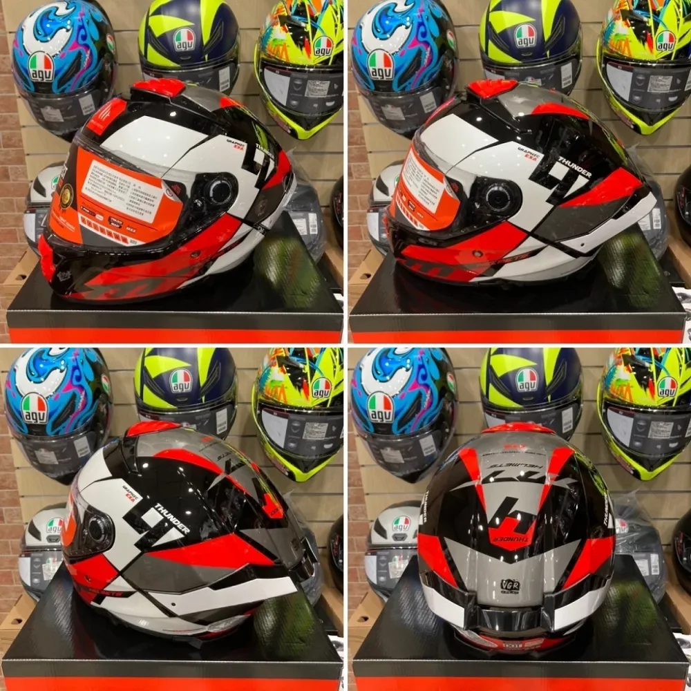 西班牙 MT THUNDER 4 SV 雷神4 黑白紅 架構 亮面 全罩 安全帽 進口帽 亞版 公司貨