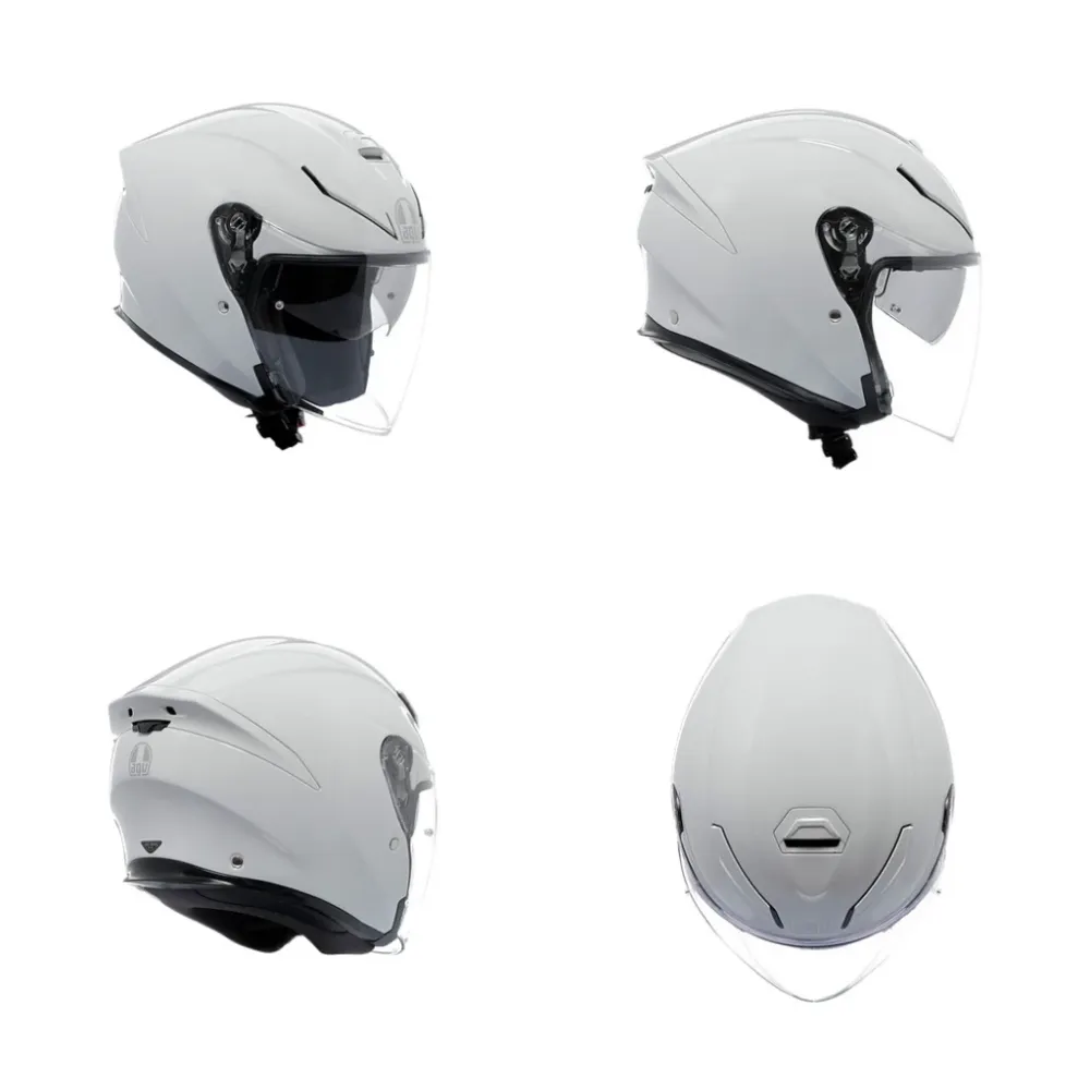 AGV K5 JET EVO STELVIO WHITE 雪白 3/4罩 內墨片 金屬排釦 亞版公司貨 現貨