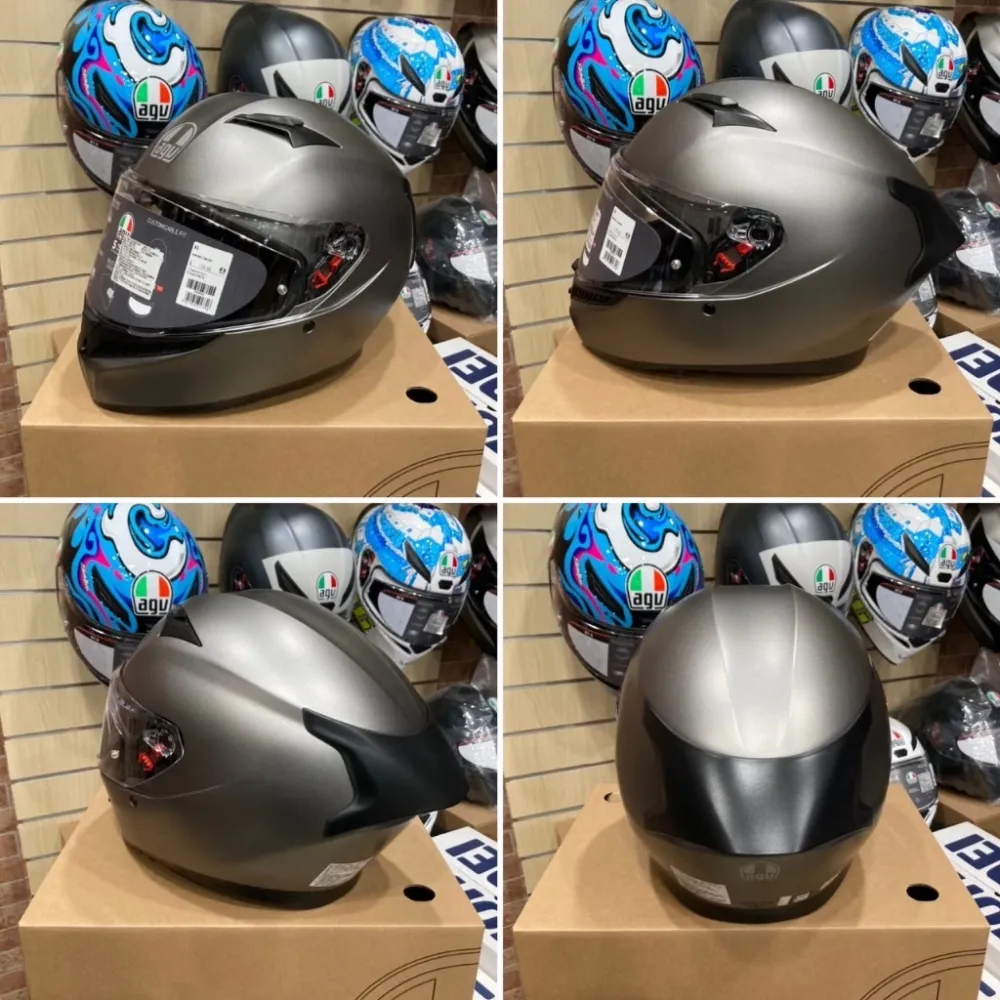 AGV K3 MONO MATT LUNA GREY 消灰 素色 內墨片 全罩安全帽 亞洲版 公司貨 附鴨尾