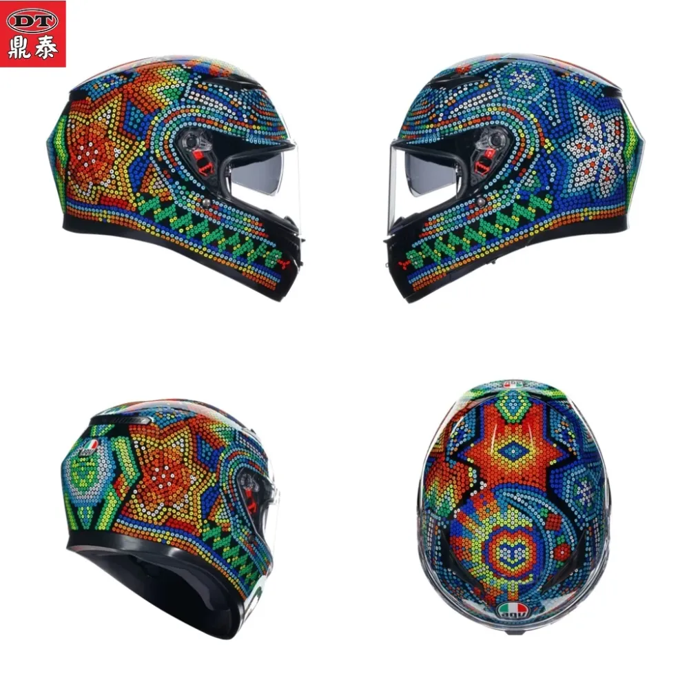 AGV K3 ROSSI WINTER TEST 2018 羅西 內墨片 全罩安全帽 亞洲版 公司貨 附鴨尾