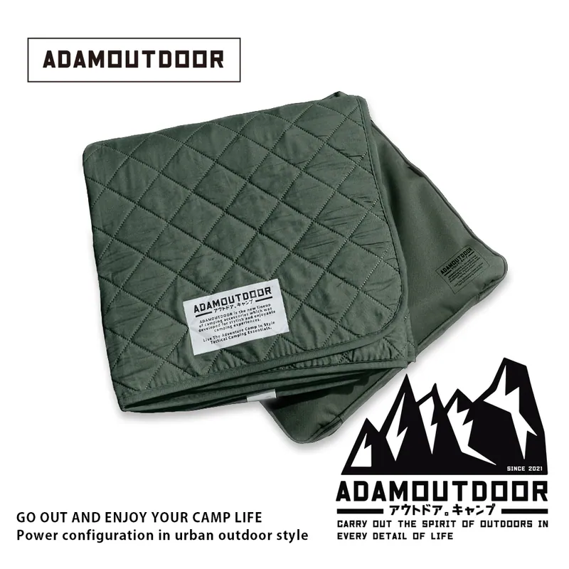 ADAMOUTDOOR｜單人電熱毯 軍綠色