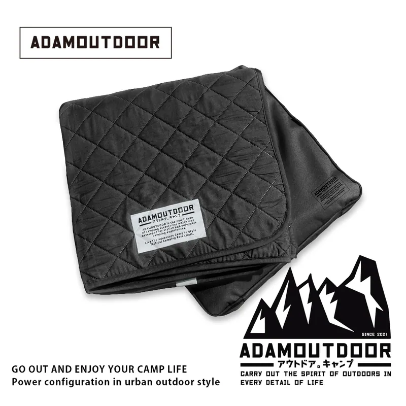 ADAMOUTDOOR｜單人電熱毯 黑色