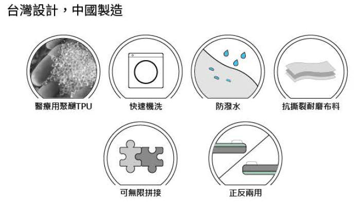充氣式床墊_單人加高（灰色）