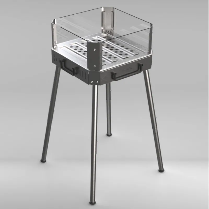 BILOC Fire Cube 雙重燃燒觀火爐｜IGT 系統・耐熱玻璃・可折疊露營火爐