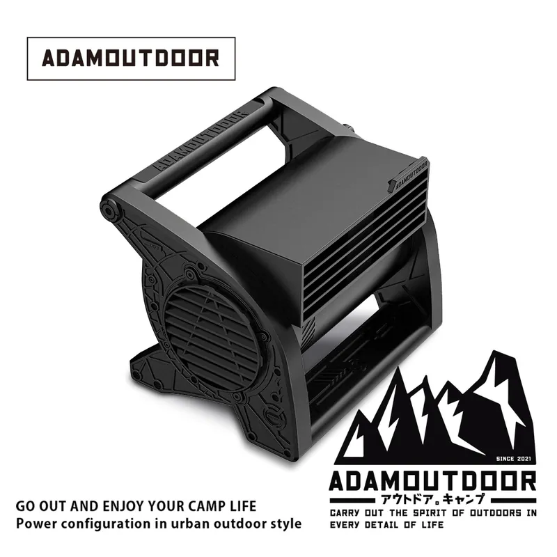 ADAMOUTDOOR｜桌上型迷你渦輪扇 黑色