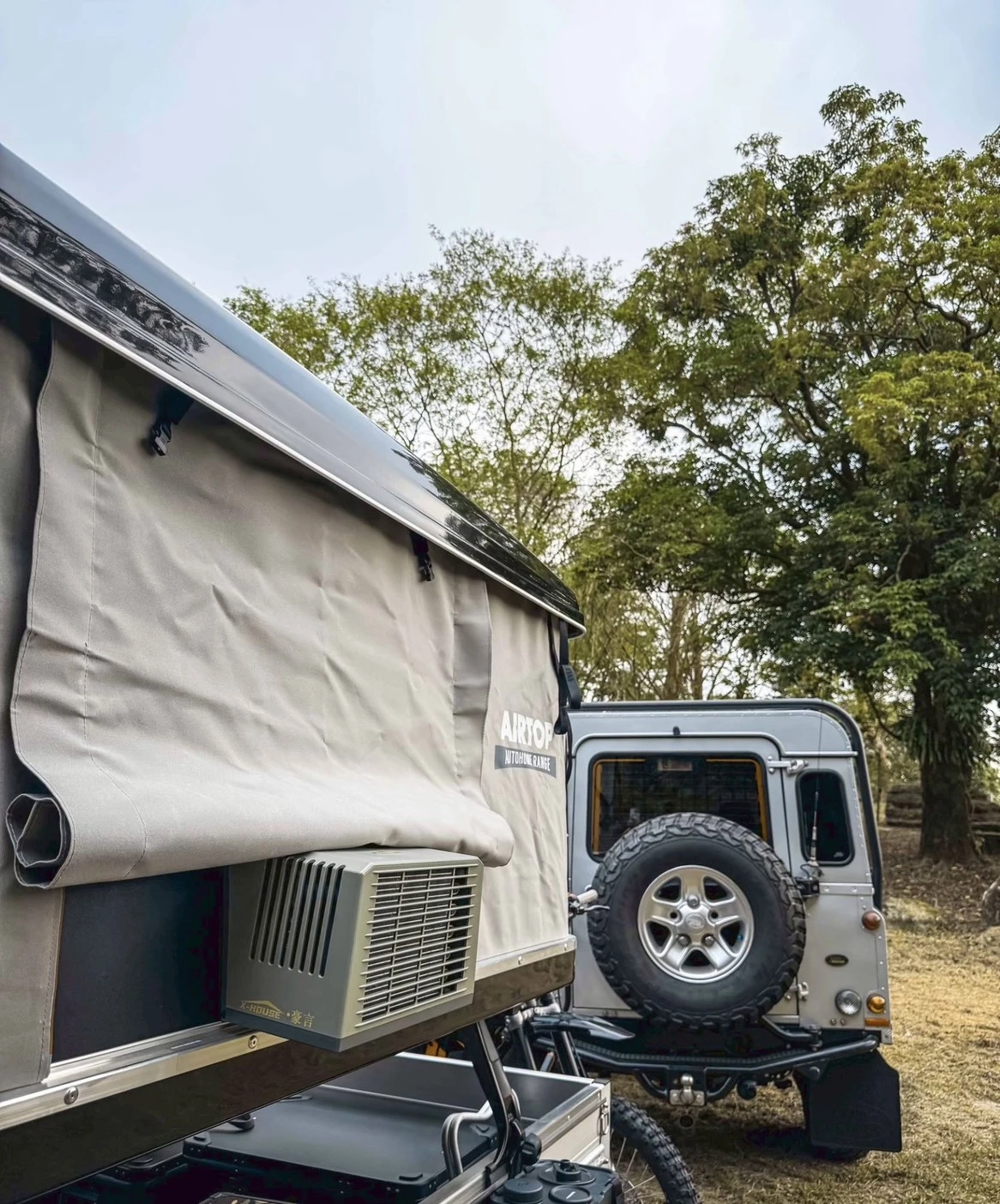 X-HOUSE 豪言 移動式冷氣 24V 48V 110V變頻三用！車窗型/攜帶式行動空調 戶外露營冷氣 車泊車宿 節能省電