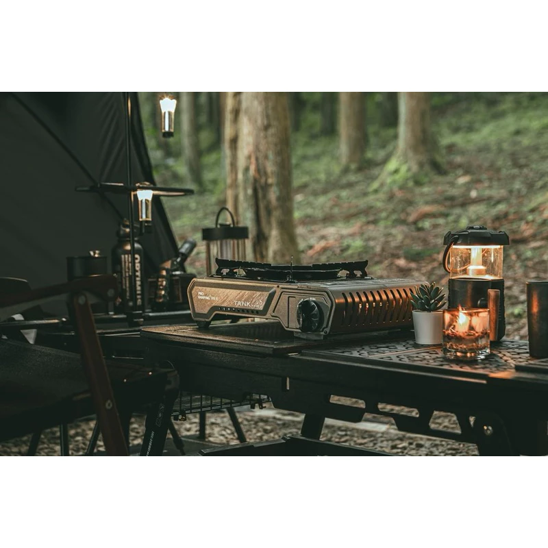 領航家PRO KAMPING TANK高功率瓦斯爐II代-軍綠色X-4000II「EcoCAMP艾科戶外」