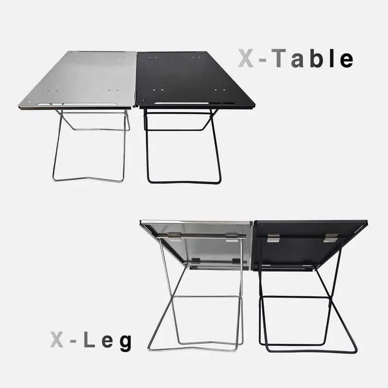CAMAFORCE｜Multi X Table｜不鏽鋼IGT系列組合小桌｜大桌板｜黑色