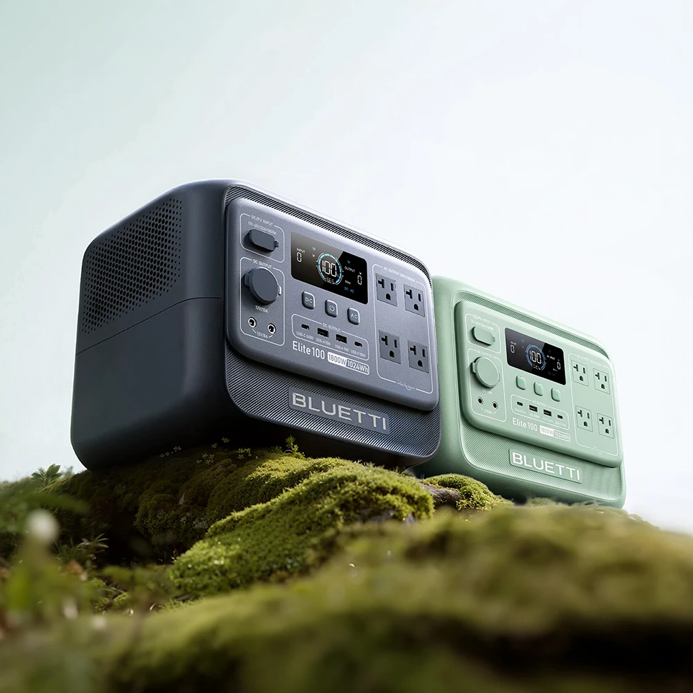 BLUETTI｜1024Wh 電吉拉mini 儲能電源 (含100W太陽能板)