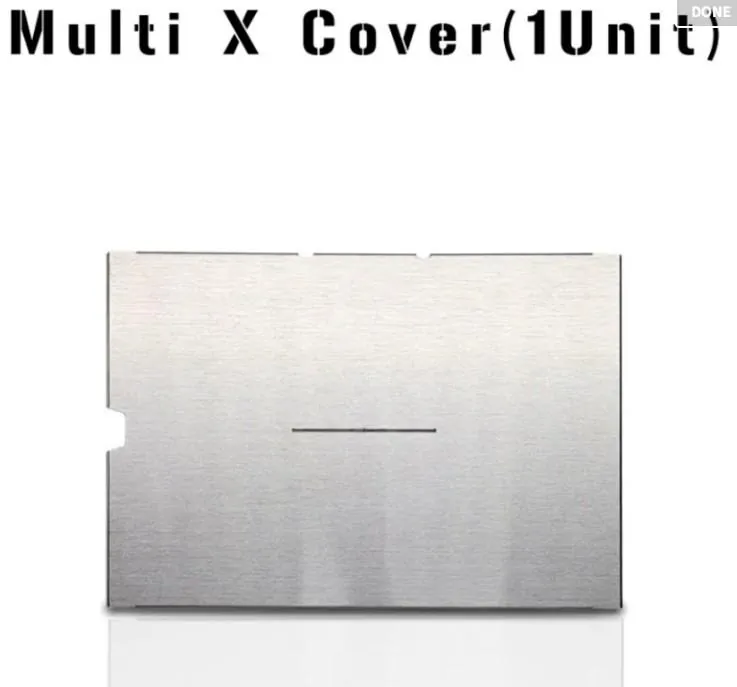 CAMAFORCE｜Multi x cover｜不鏽鋼IGT系列組合小桌｜一單位蓋板