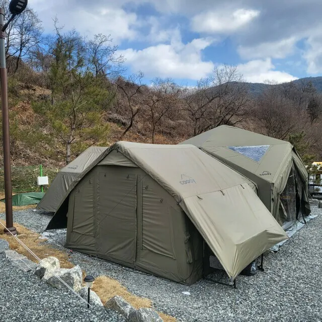Coody HUB 六角客廳帳樞紐站庇護所13 棉布充氣帳篷