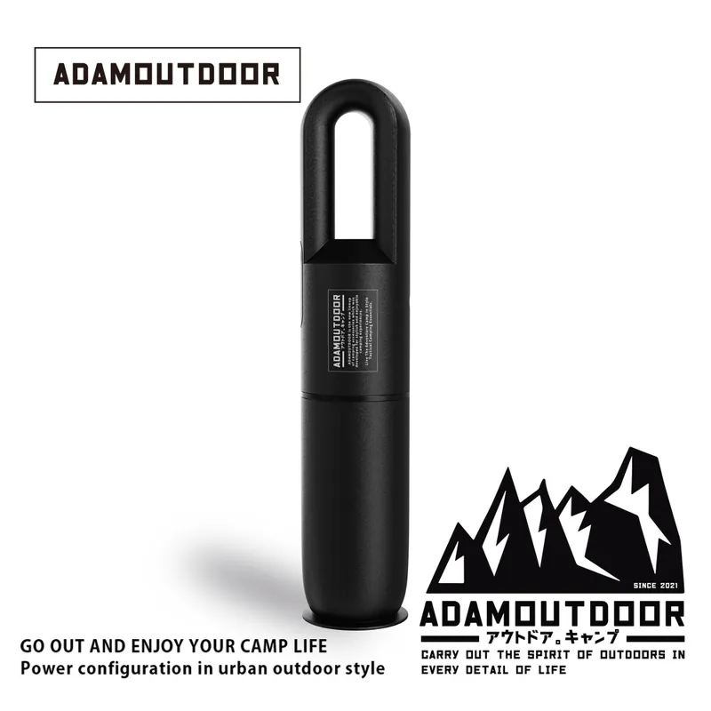 ADAMOUTDOOR｜充電式無線吸塵器 黑色