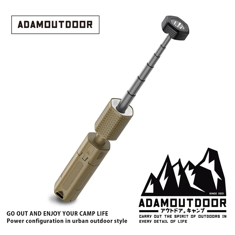 ADAMOUTDOOR｜二代萬用伸縮野營燈 沙漠色【2025新品】