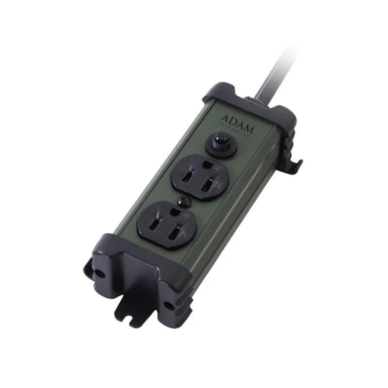 ADAMOUTDOOR｜延長用電源線組 軍綠色