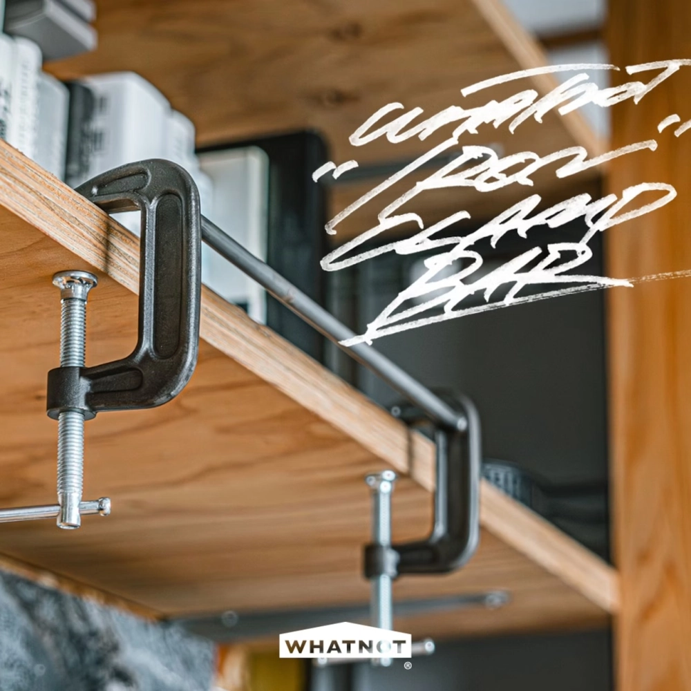 WHATNOT｜IRON CLAMP BAR 鐵製桌邊吊架
