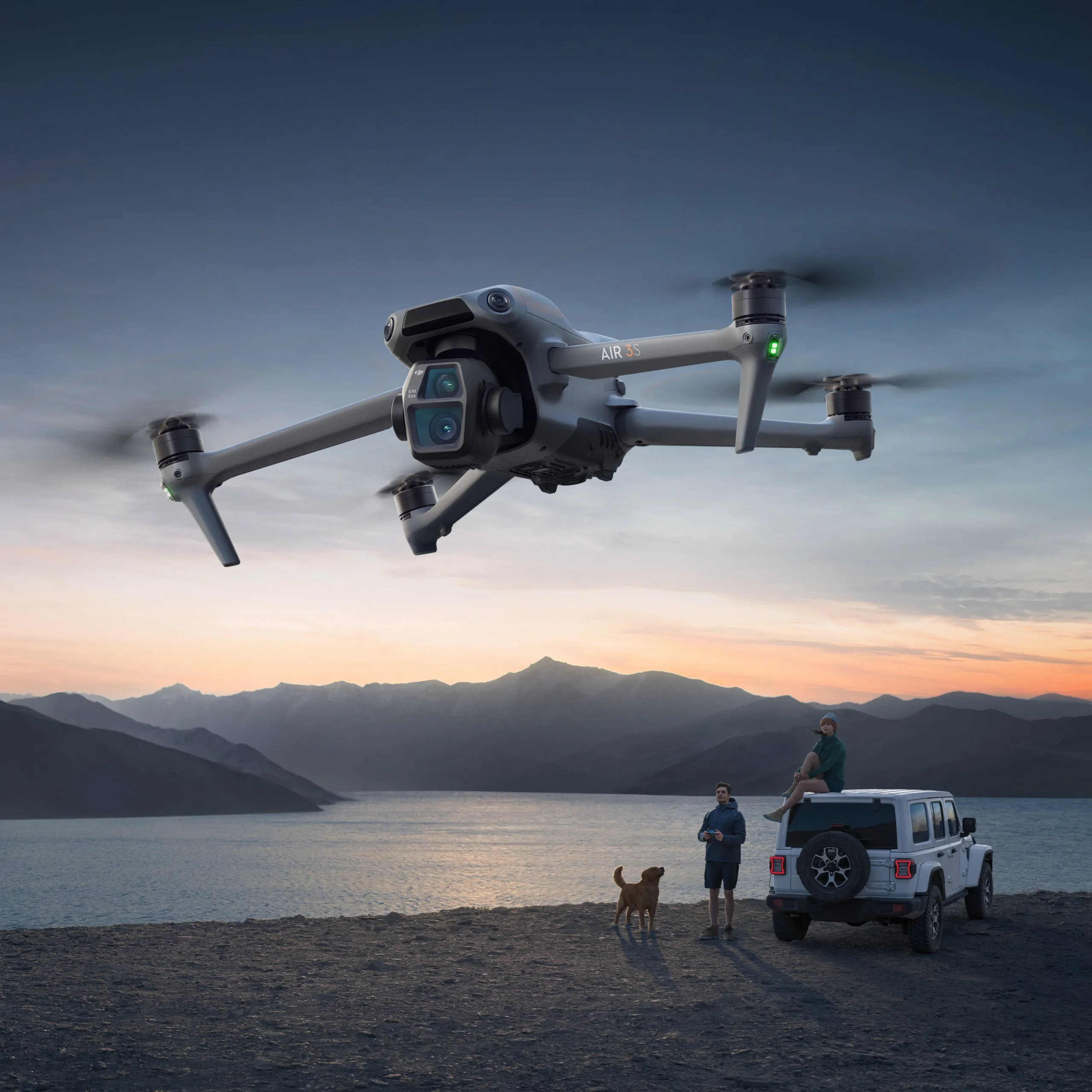 DJI Air 3S 暢飛套裝（附螢幕遙控器）｜航拍無人機