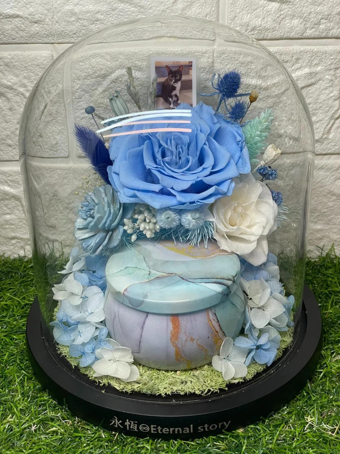F0003 永生花盅骨灰罐