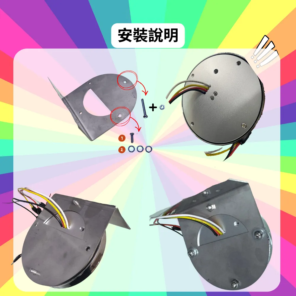 【高總裁LED 】台灣現貨 爆閃警示燈 西瓜燈 3種變化 黃光 紅光 粉光 冰藍 旋轉燈 爆閃燈 接電 12~24V