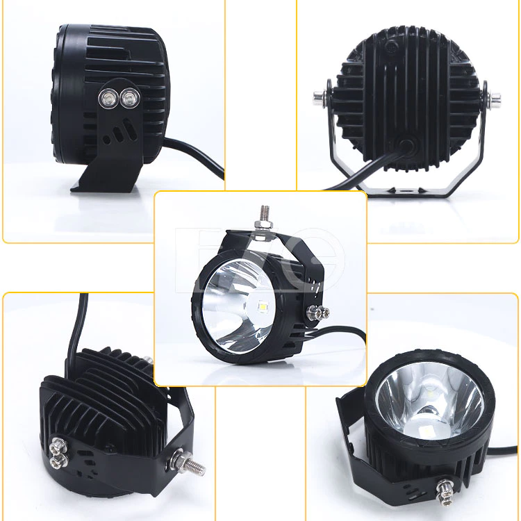 【高總裁LED 】台灣現貨 30W 單珠聚光燈 防水 高亮 射燈 霧燈 12~24V 前杠燈 前大燈 照明燈 工作燈