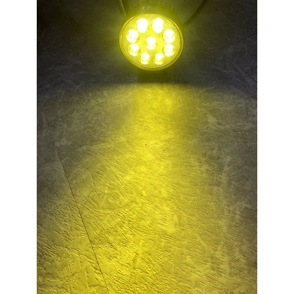 【高總裁LED 】台灣現貨 LED 27W 工作燈 白光 黃光 防水 高亮 超廣角 超聚光 中厚款 12~24V 照明