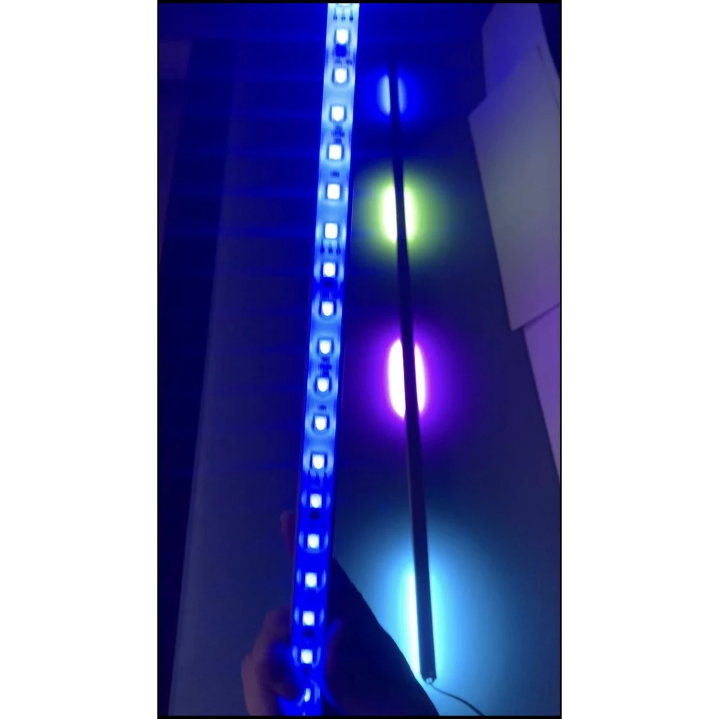 【高總裁LED 】台灣現貨 LED 七色幻彩跑馬燈條 24V 100公分 軟燈條 硬燈條 防水 彩色燈 改裝 爆亮