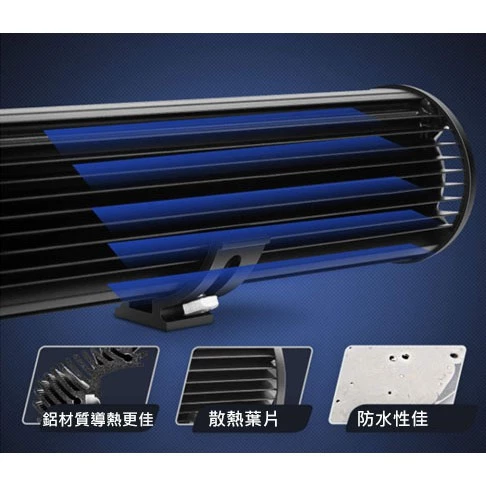 【高總裁LED 】台灣現貨 420W廣角燈 工作燈 長排燈 52公分 12~24V 防水 照明燈 探照燈 工作燈 頭頂燈