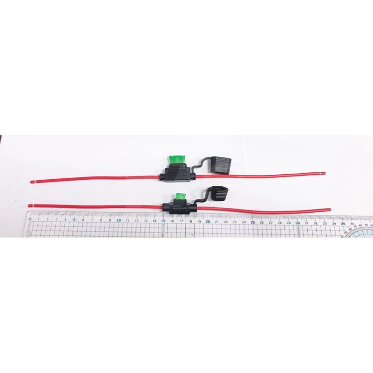 【高總裁LED 】台灣現貨 插片保險座 大號 小號 防水 30A600W 外接式取電線 保險絲座 插片式 保險絲