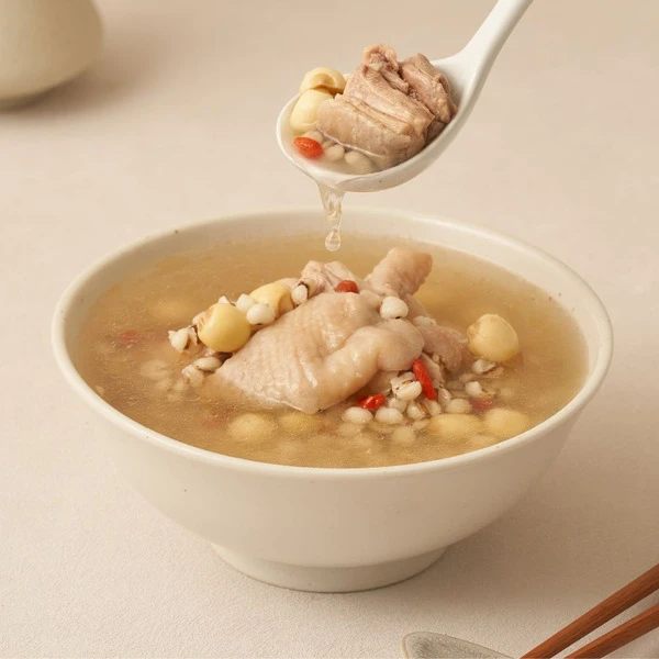 蓮子薏仁雞湯