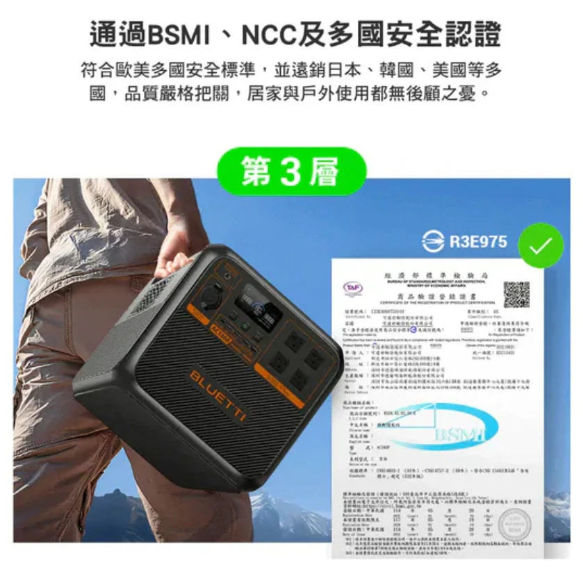 <7月實體店面限定優惠>【蔚藍 BLUETTI】電吉拉 行動電站