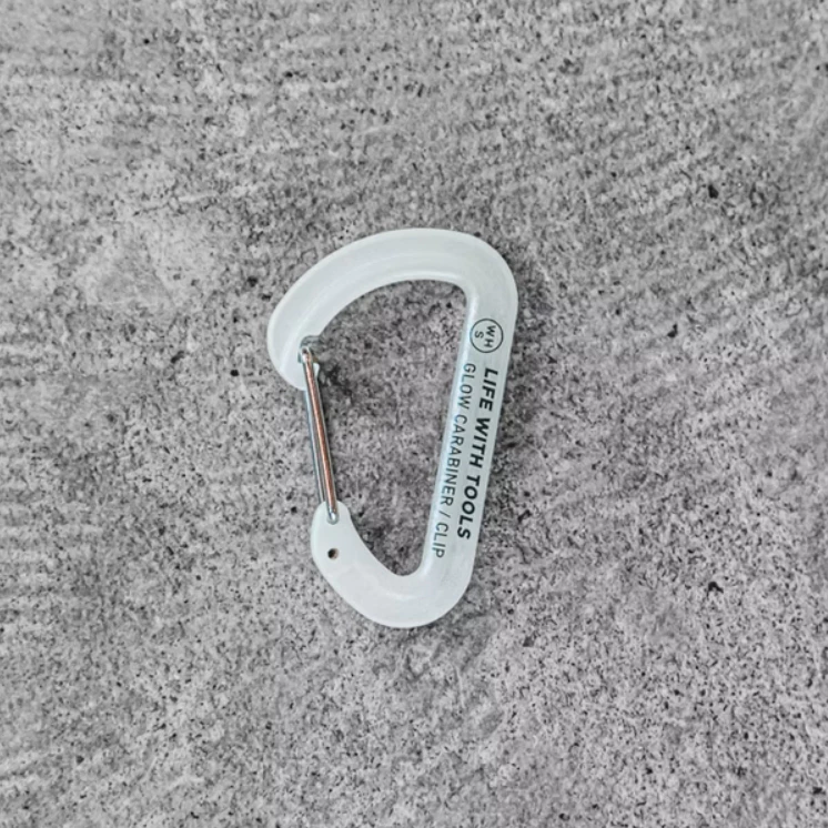 WHATNOT｜ 夜光C型扣【綠色工場】GLOW CARABINER 露營掛勾 D型扣 D扣 掛物勾 風格選務