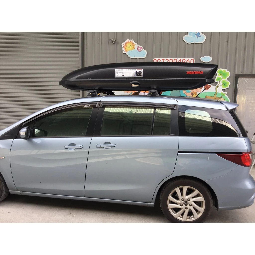 【綠色工場】YAKIMA SkyBox 16 Carbonite 460L 車頂行李箱 車頂箱 車頂置物箱 美國製 露營