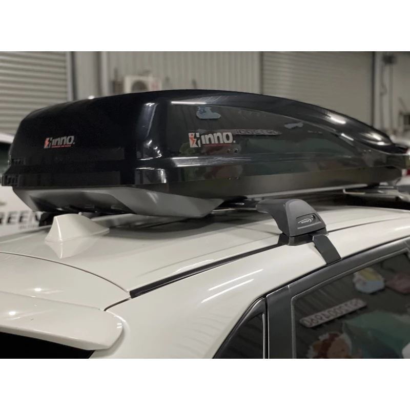 【綠色工場】INNO RIDGE TRUNK BRW240 車頂箱 日本原裝 左開快拆夾具 車頂置物箱 行李箱 裝備箱