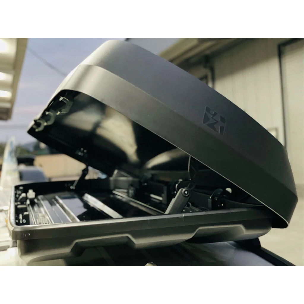 INNO WEDGE BRS 665 400L 車頂箱【綠色工場】 日本原裝 雙開快拆夾具 車頂置物箱 行李箱 裝備箱